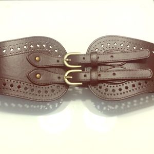 Wide Belt, Vegan Leather